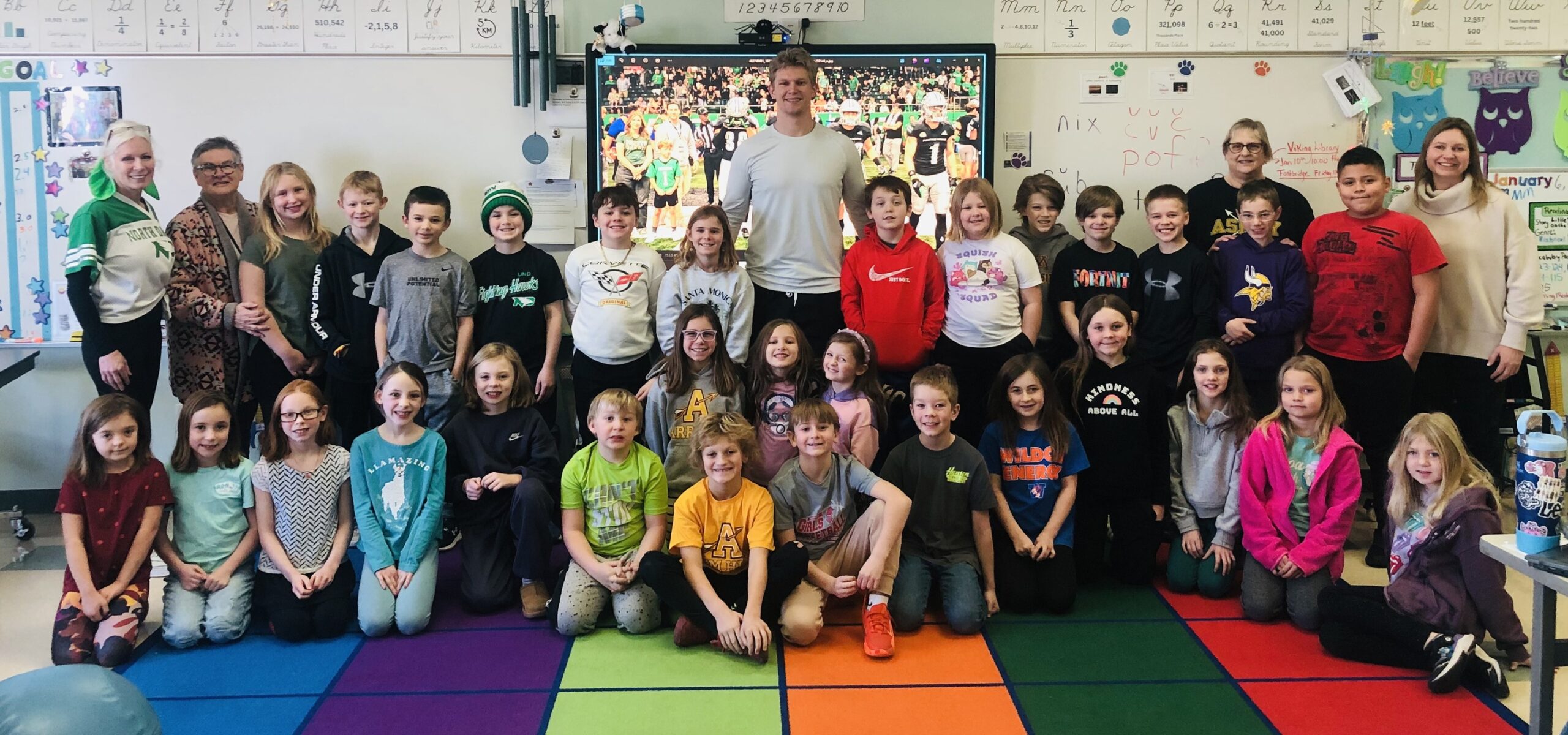 Norby Visits Ashby School Students