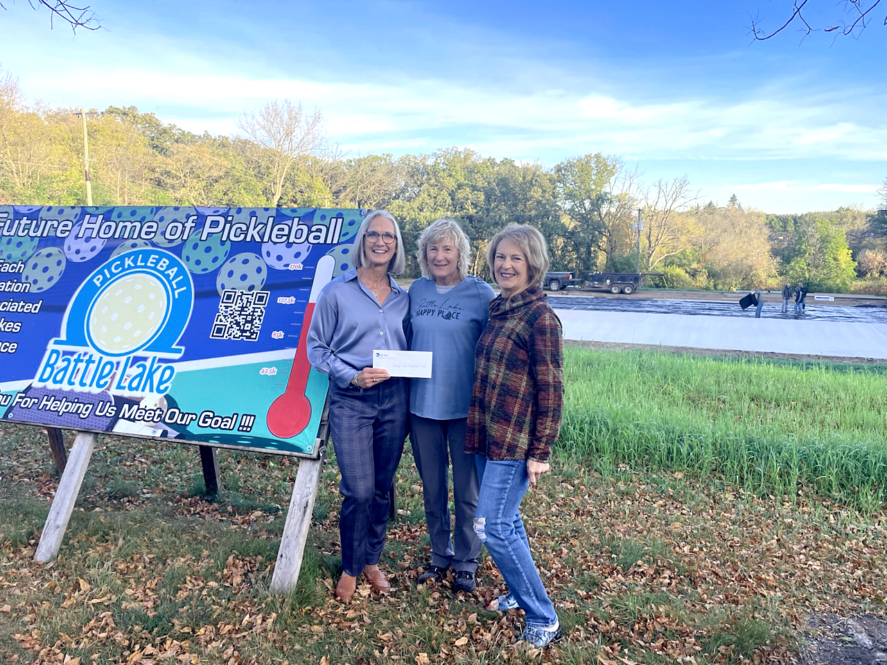 Pickleball Club Receives Large Donation