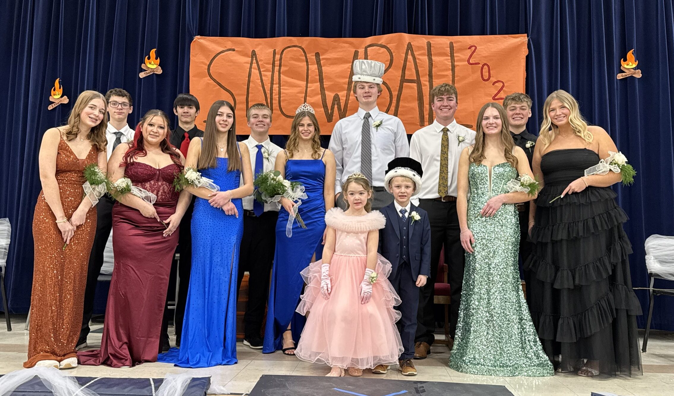 Crowning of BLHS Snowball King, Queen