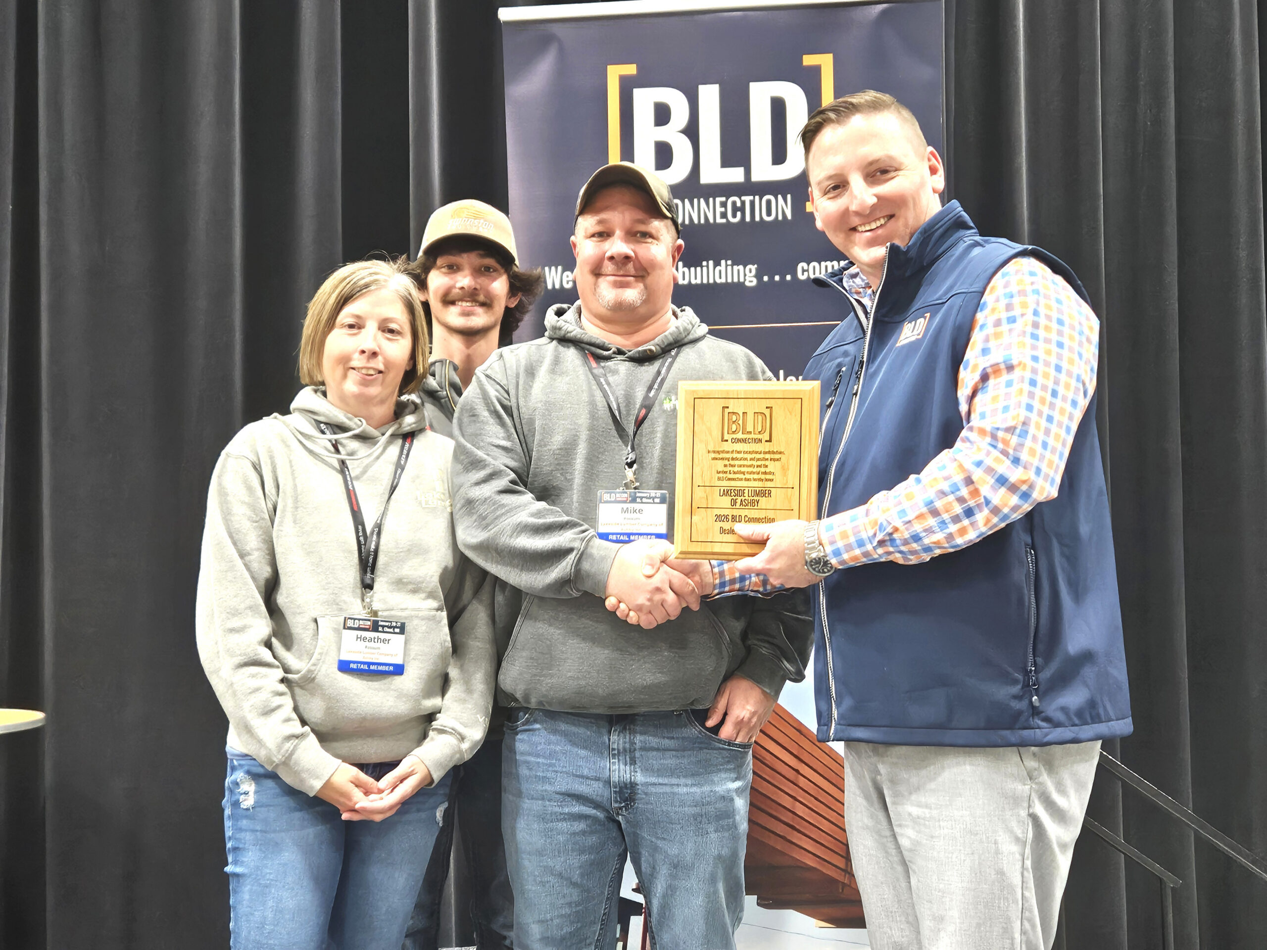 Lakeside Lumber Recognized