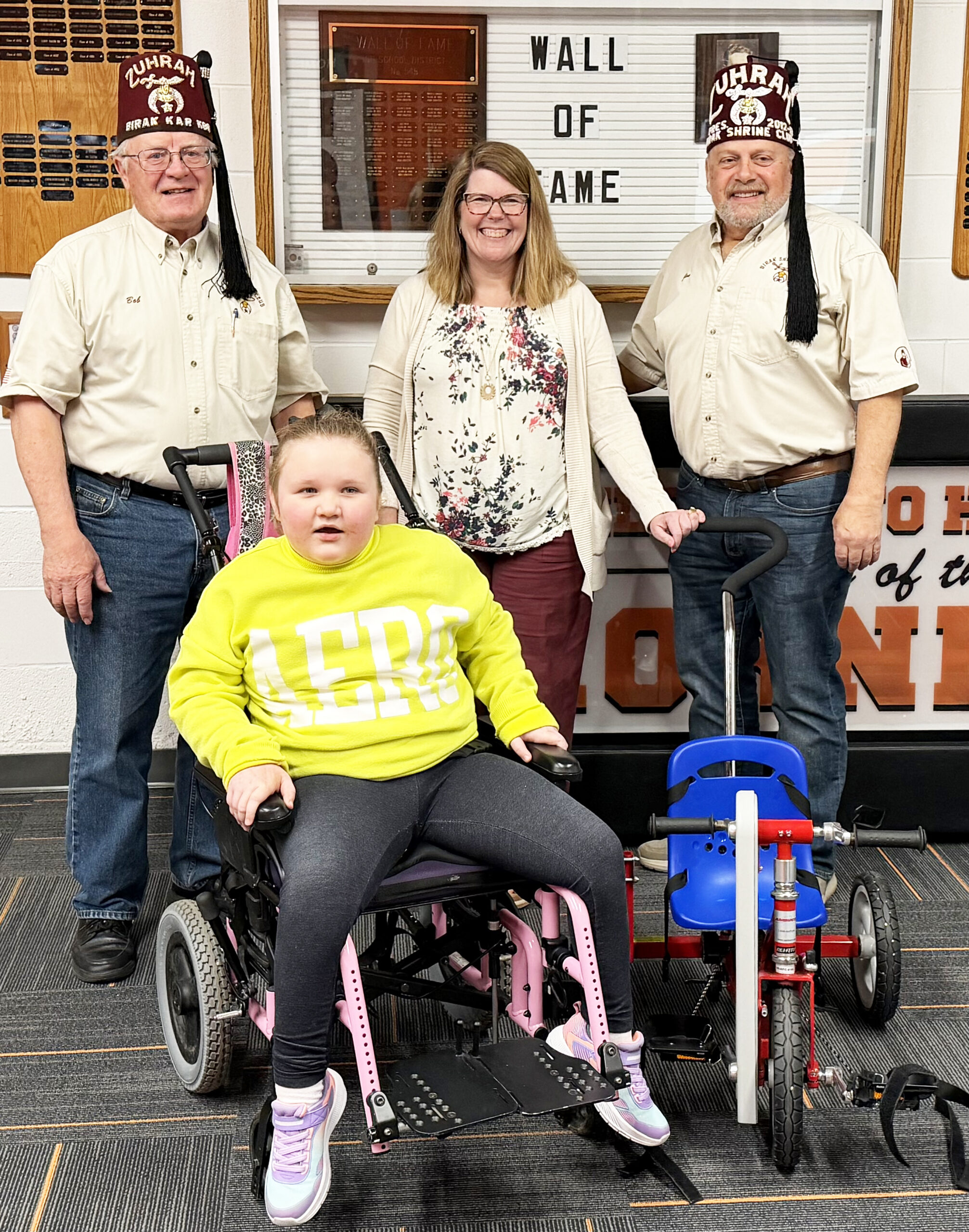 Shriners Donate For Adaptive Trike